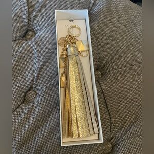 Brand New Michael Kors Leather Bag Charm